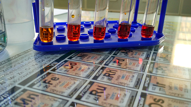 Test Tubes In Biochemistry Lab