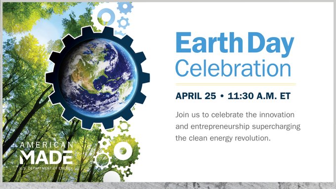 DOE American-Made Earth Day